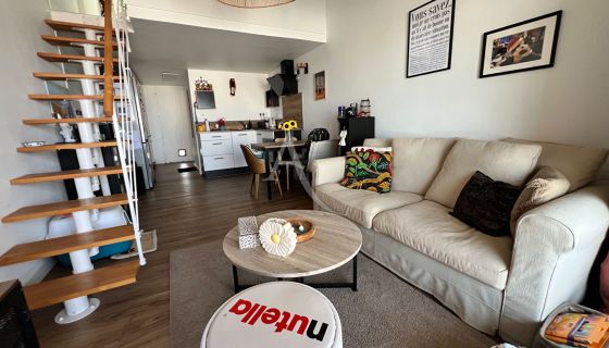 A louer APPARTEMENT DUPLEX T2 39 M2 VUE MER LONGEVILLE SUR MER