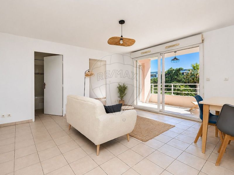 A louer APPARTEMENT T2 45 M2 TERRASSE BORD DE MER VILLENEUVE LOUBET