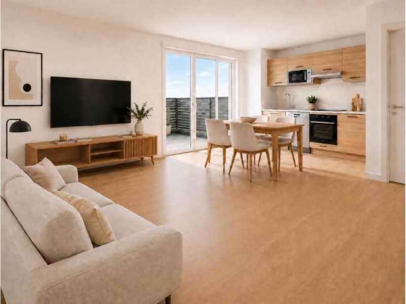 A louer APPARTEMENT T2 45 M2  VILLENAVE D ORNON