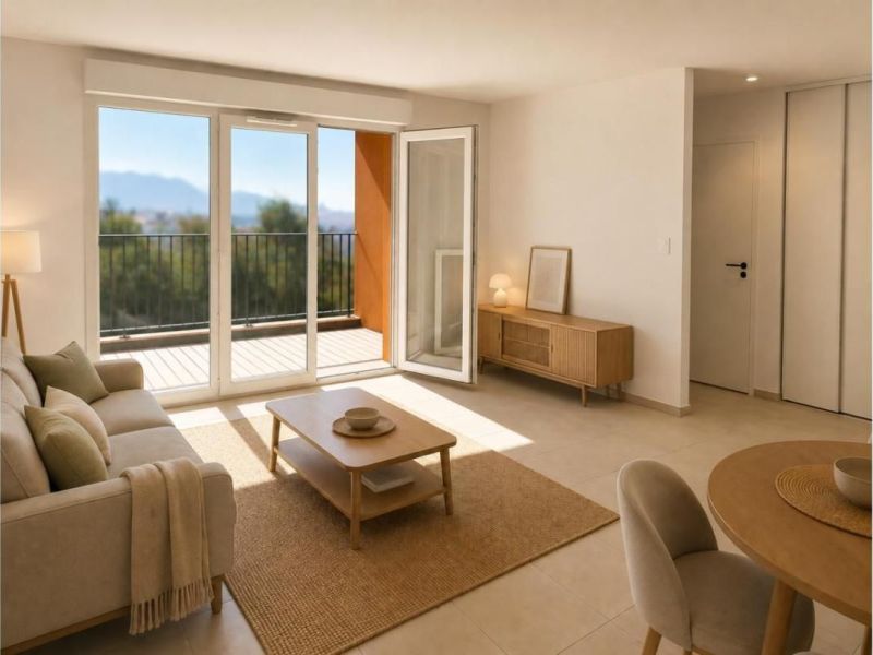 A louer APPARTEMENT T3 61 M2 BORD DE MER NARBONNE