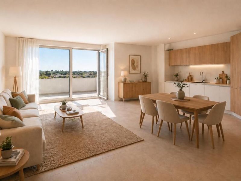 A louer APPARTEMENT T3 69 M2 TERRASSE BORD DE MER LA SEYNE SUR MER