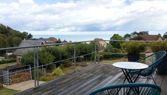 A louer MAISON  CONTEMPORAINE VUE MER PETIT CAUX
