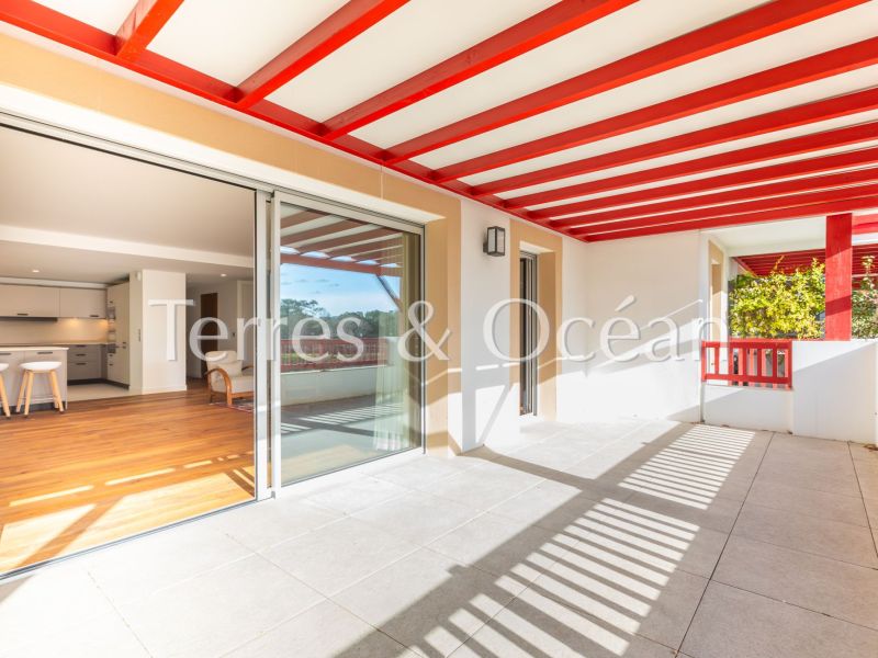 A louer APPARTEMENT DE PRESTIGE T3 118 M2 TERRASSE  SOORTS HOSSEGOR centre-ville, plages, golf