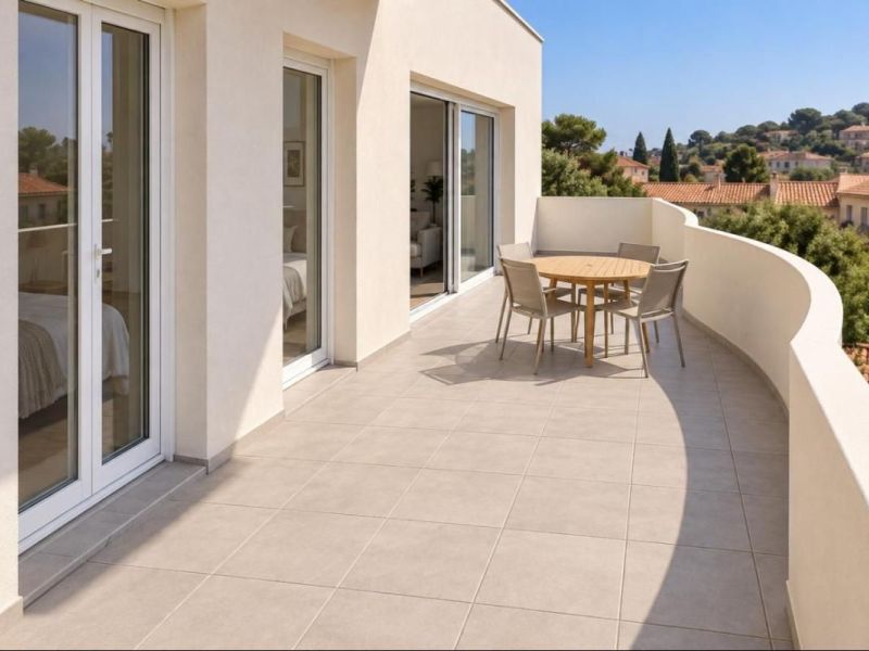 A louer APPARTEMENT T3 59 M2 TERRASSE BORD DE MER PORT VENDRES