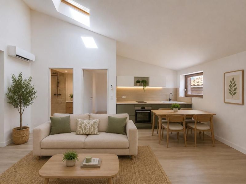 A louer APPARTEMENT DUPLEX NEUF T3 57 M2  TRETS