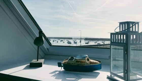 vente Au coeur de Kerity charmant appartement rénové, au calme, vue mer et plage 100 mètres