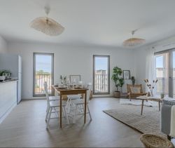 A louer APPARTEMENT NEUF T3 62 M2 TERRASSE BORD DE MER BIGANOS